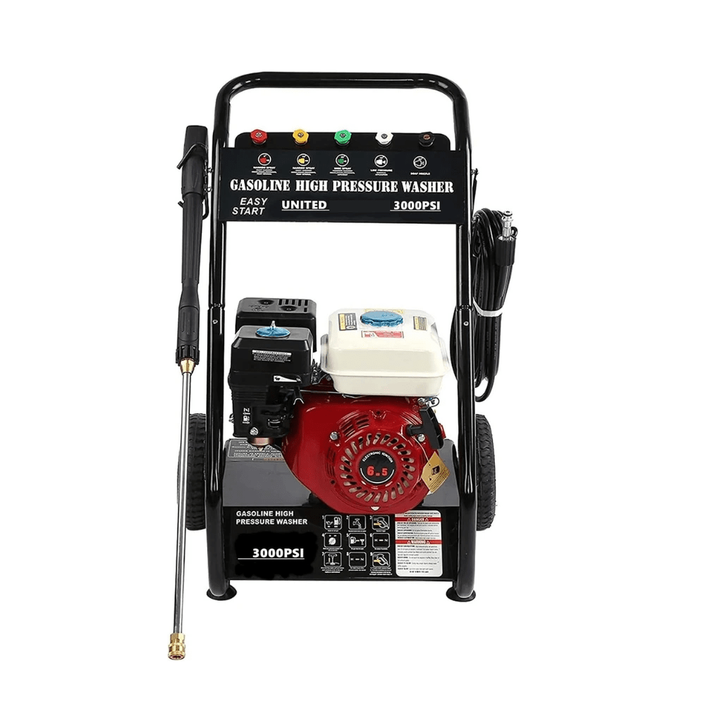 IDROPULITRICE PROFESSIONALE a SCOPPIO 3000 PSI - MOTORE 4 TEMPI 6.5HP - Maxita Italia