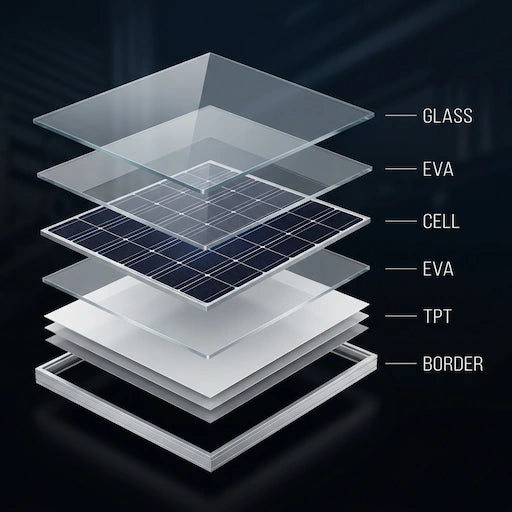 Pannello Solare Fotovoltaico 120W 12V Monocristallino ad Alta Efficienza per Camper, Barca e Off-Grid
