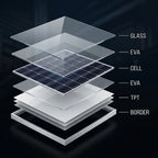 Pannello Solare Fotovoltaico 120W 12V Monocristallino ad Alta Efficienza per Camper, Barca e Off-Grid